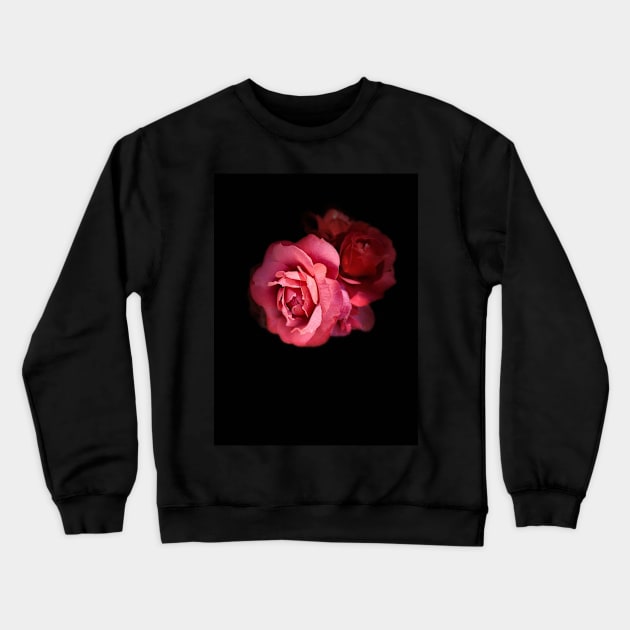 My Love Is Like A Red Red Rose Crewneck Sweatshirt by Sarah Curtiss